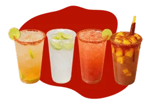 Refreshing lime drinks and mangonada style drink from Hatch Corner Snacks & More in Hatch New Mexico